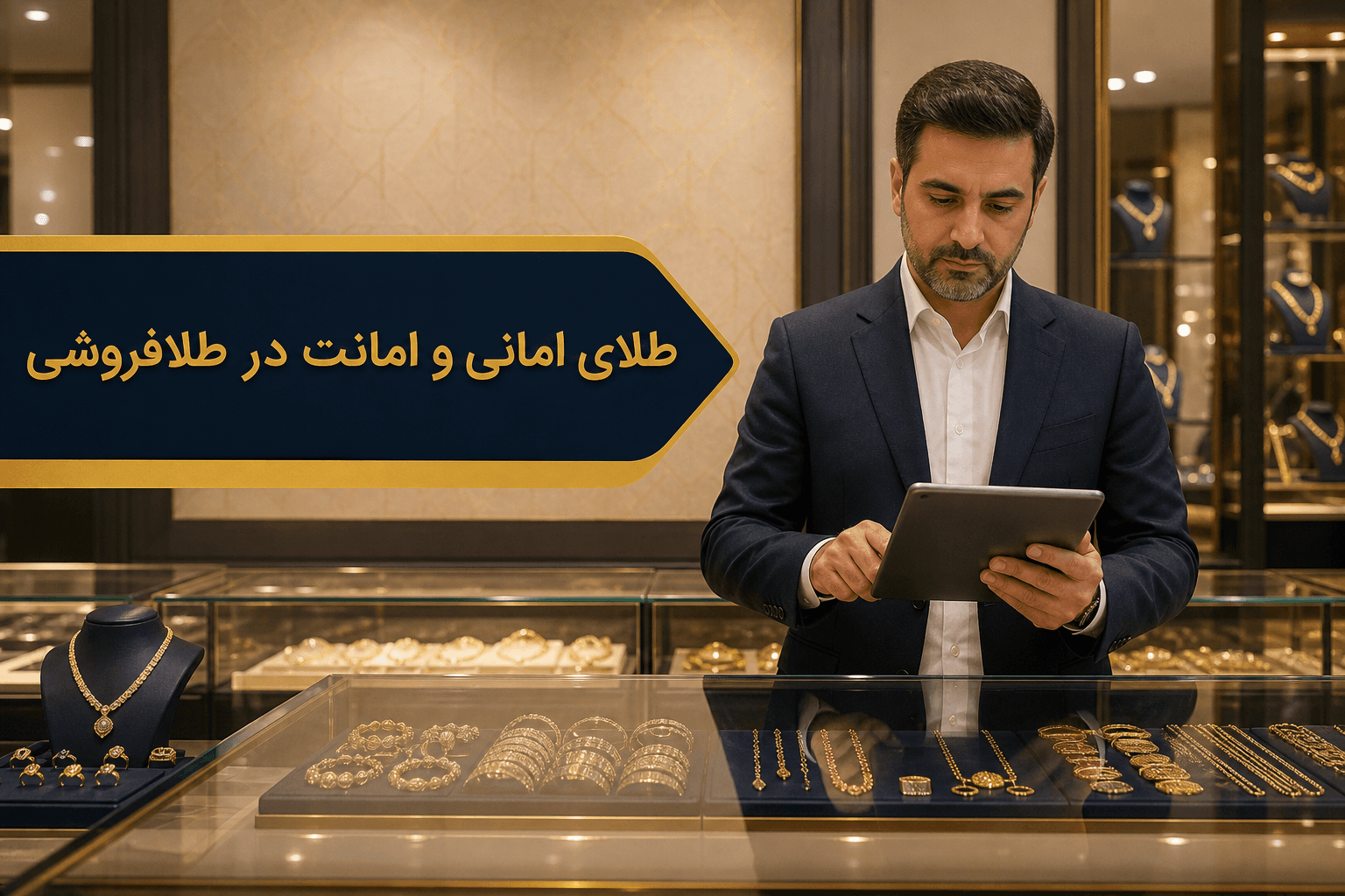 طلای امانی و امانت در طلافروشی — حسابداری و کنترل مالکیت طلا